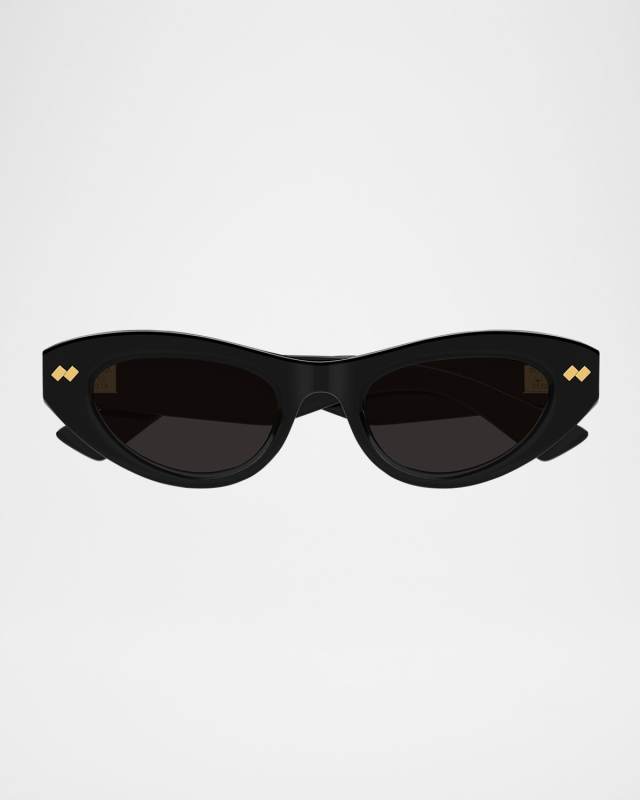 Acetate Cat-Eye Sunglasses